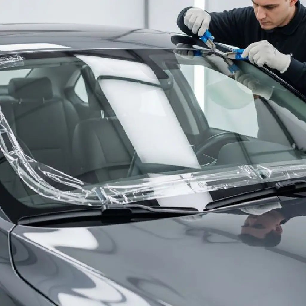 Professional car window tint film installation in Dubai and Sharjah